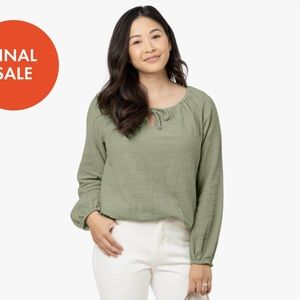 NWT Kindred Bravely Long Sleeve Breastfeeding/Nursing Blouse